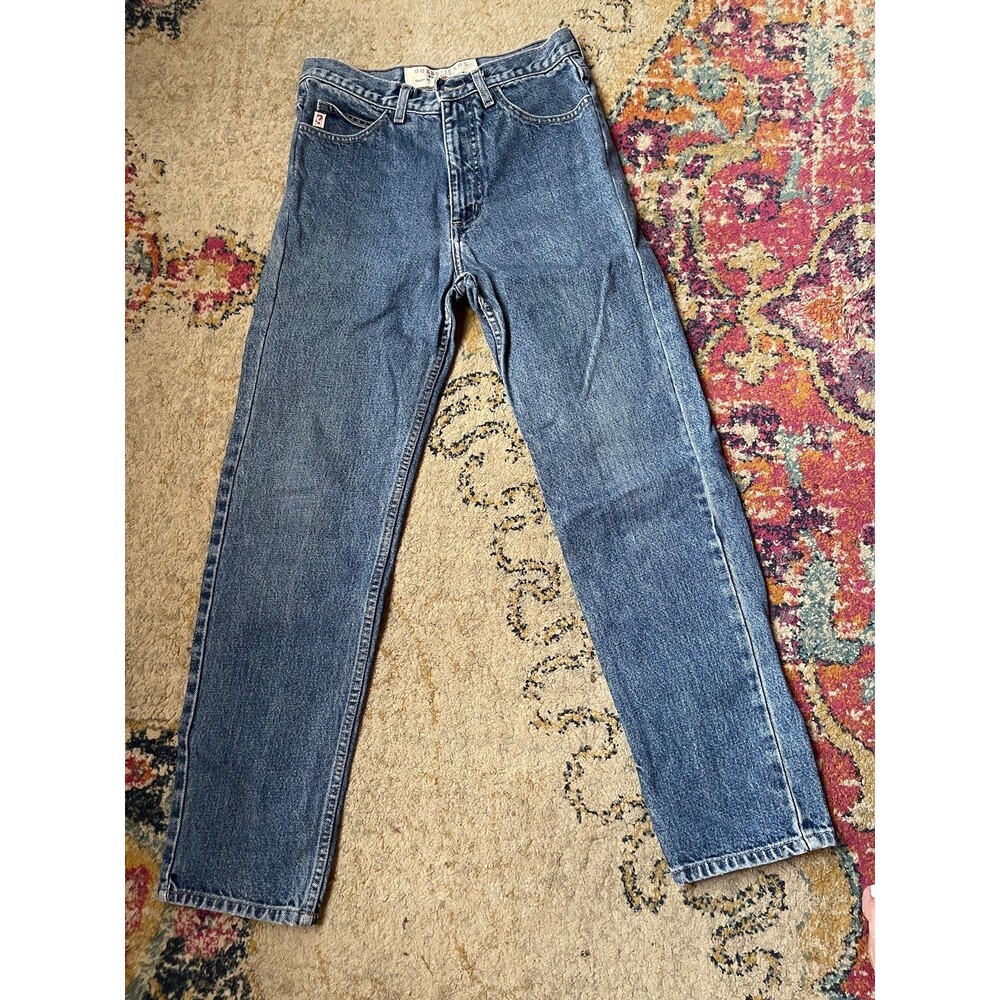 Vintage 80s 90s GUESS 050 Original Fit High Rise Tapered Mom Jeans Waist 27